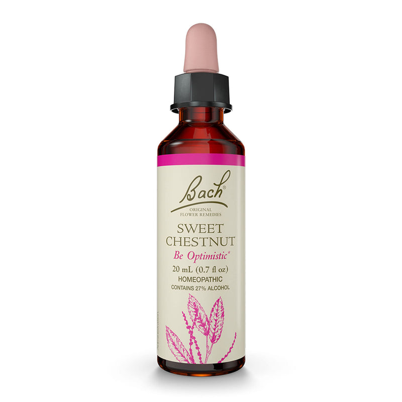 Bach Sweet Chestnut Flower Remedy – Be Optimistic (20mL) – Vegan & Gluten Free