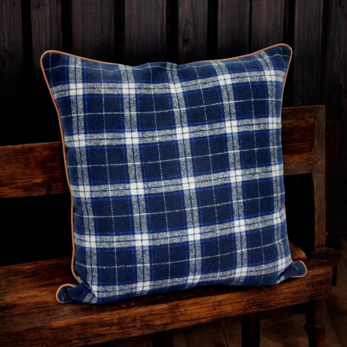 45 X 45CM BLUE CUSHION - COVER ONLY