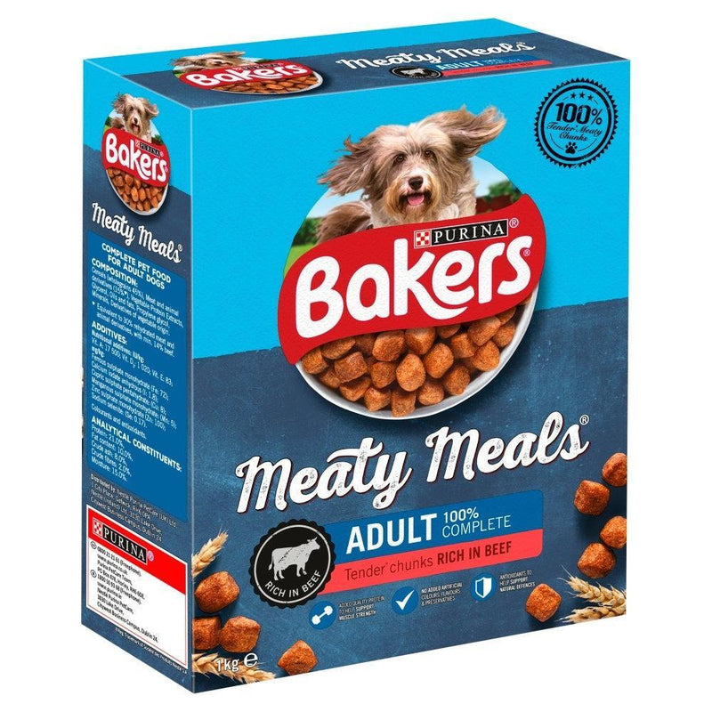 Bakers Meaty Meals Beef 5x1kg