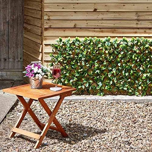 1.8m Artificial Lemon Leaf Trellis Privacy Screen