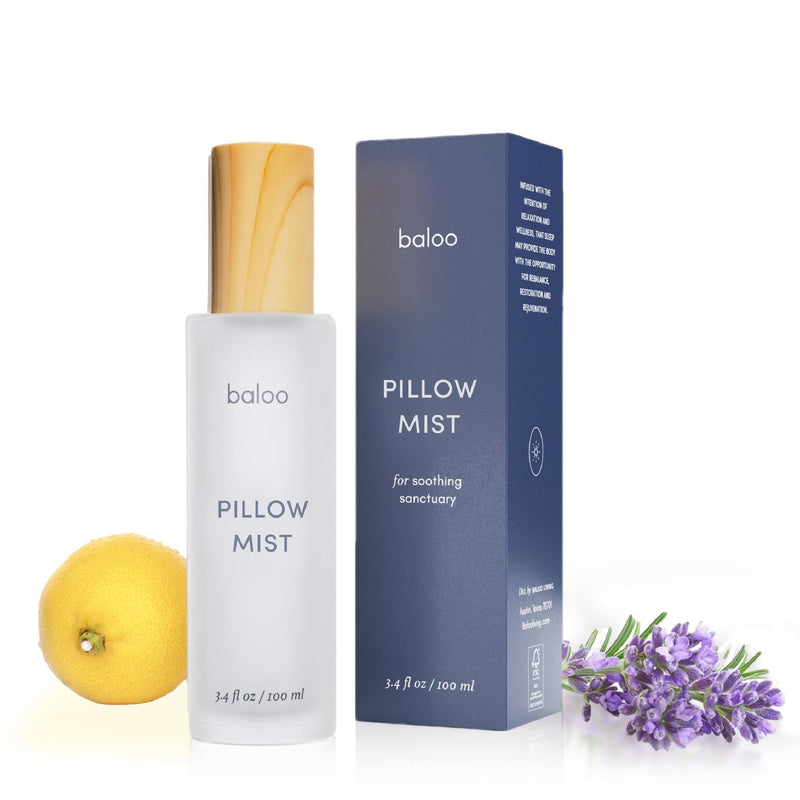 Baloo Pillow Mist – Natural Sleep Spray with Lavender & Bergamot (100ml)