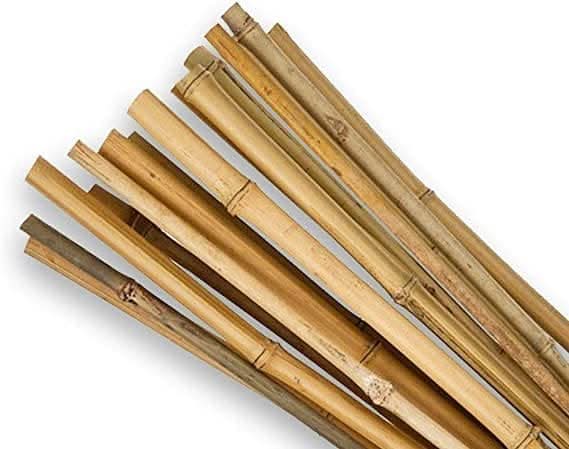 20 Pack 90cm Bamboo Canes Plant Support Garden Stakes