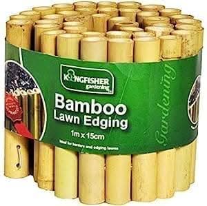 Bamboo Garden Lawn Edging Border Roll
