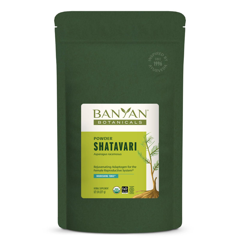Shatavari Powder – Organic Asparagus Racemosus Root | Banyan Botanicals | Vegan