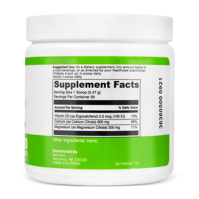 BariSlim Bariatric Calcium Citrate Powder – Post-Weight Loss Surgery Support | 600 mg, 30 Servings