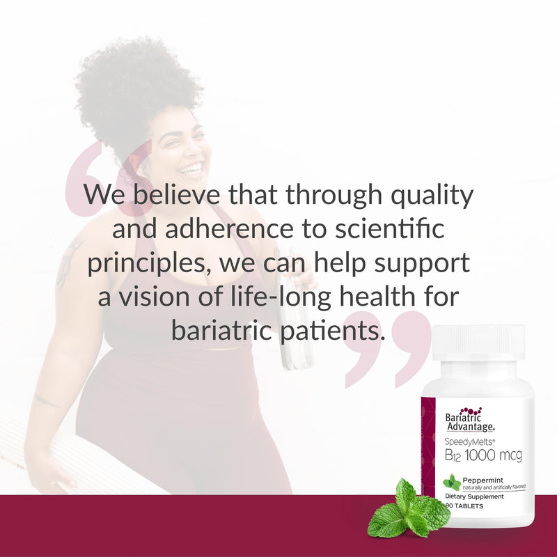 Bariatric Advantage B-12 Speedy Melts: 1000 mcg B12 + 200 mcg Folate