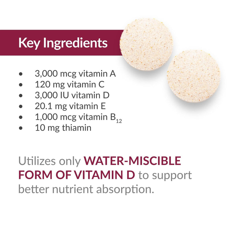 Bariatric Advantage Essential Multivitamin Without Iron – 200% DV, Orange, 60 Tablets