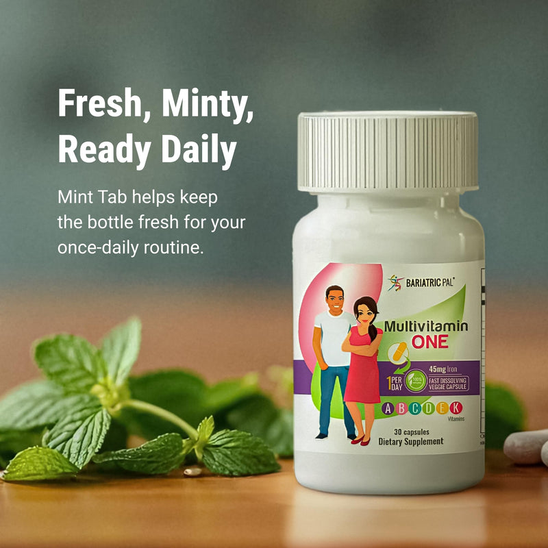 BariatricPal Multivitamin ONE 1 Per Day – 60mg Iron, 30 Count