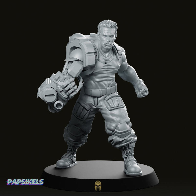 Barry Mcguffin IronFist Soldier Miniature Sci-Fi Bionic Hero