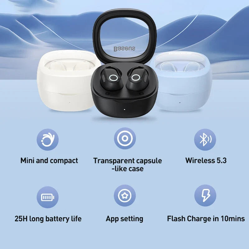 Baseus Bowie WM02 TWS True Wireless Bluetooth 5.3 Earphones