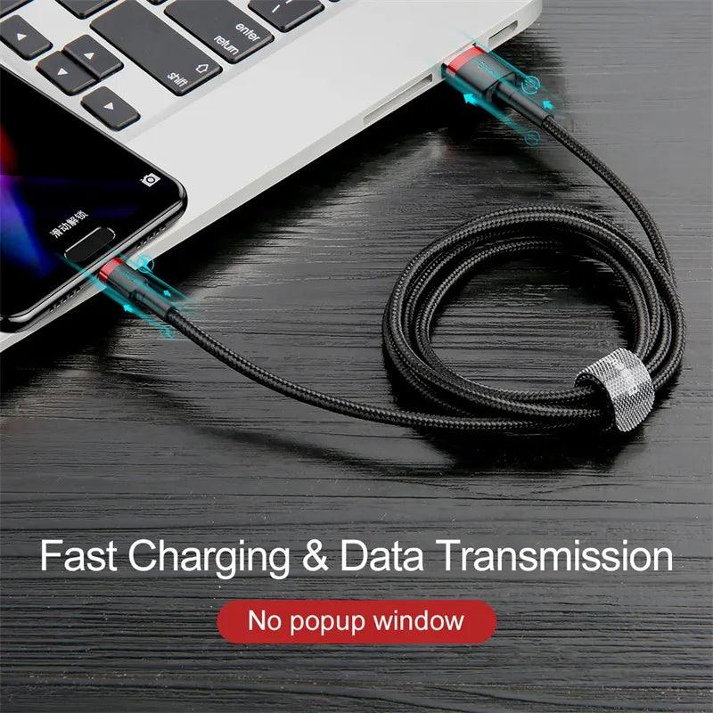 Baseus Cafule USB-C Fast Charger Cable 3A Charging
