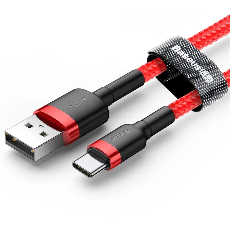 Baseus Cafule USB-C Fast Charger Cable 3A Charging