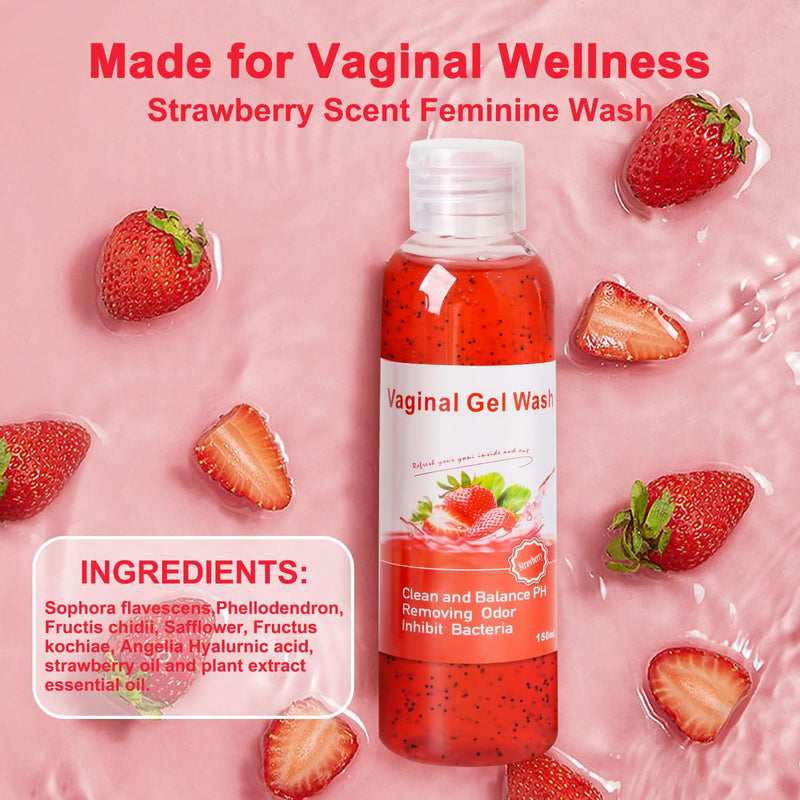 BASSI Feminine Wash & Yoni Oil & Yoni Soap Set | pH-Balanced, Moisturizing & Odor Control