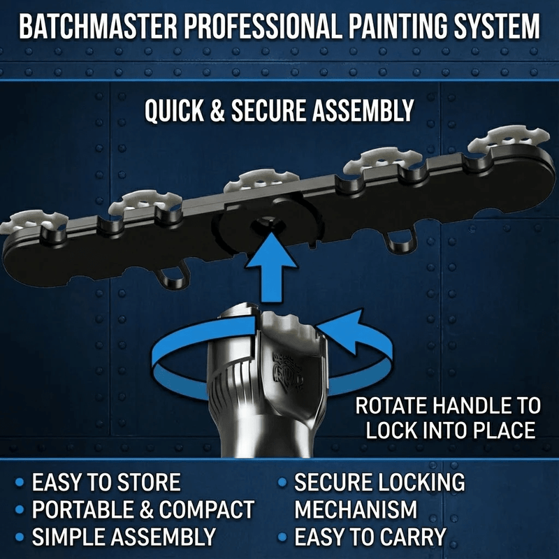 BATCHMASTER™ V2 - 360* Rotating Spray Stick Paint Handle