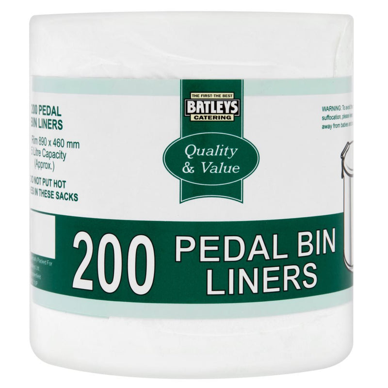 Batleys Catering 200 Pedal Bin Liners