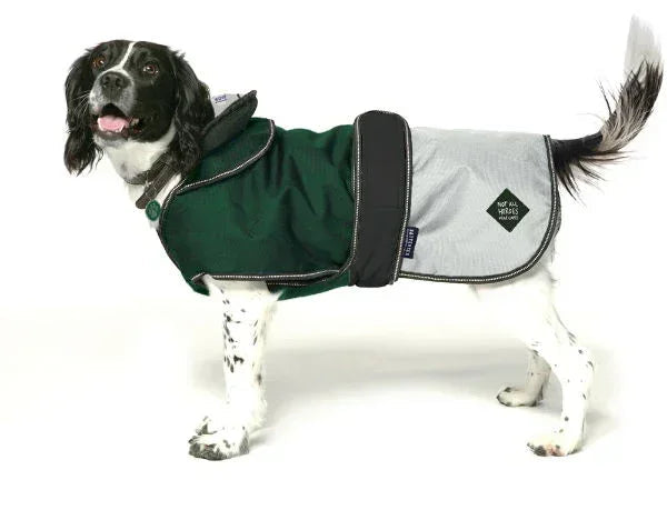 Battersea 2in1 Dog Coat Green 40cm/16