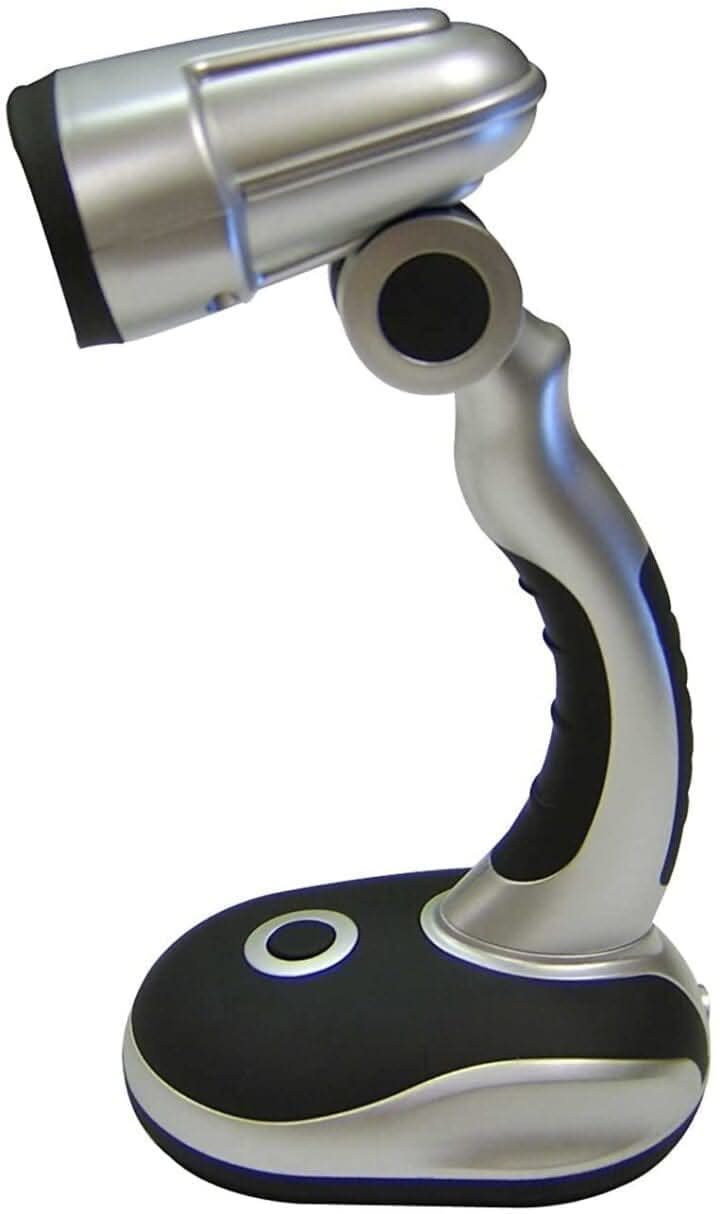 12 LED Portable Desk Lamp with Adjustable Head and Handle