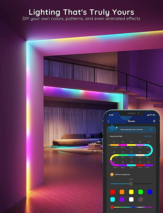 GOVEE RGBIC BASIC WIFI/BT LED STRIP 5M