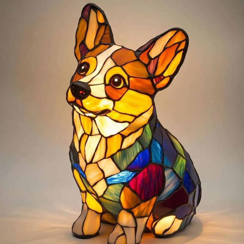 LED Small Night Lamp Art Animal Statue Creative Home Desktop Decoration