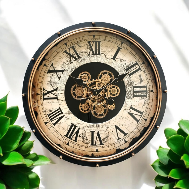 60CM GEAR CLOCK