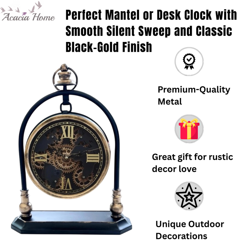 43CM GEAR CLOCK