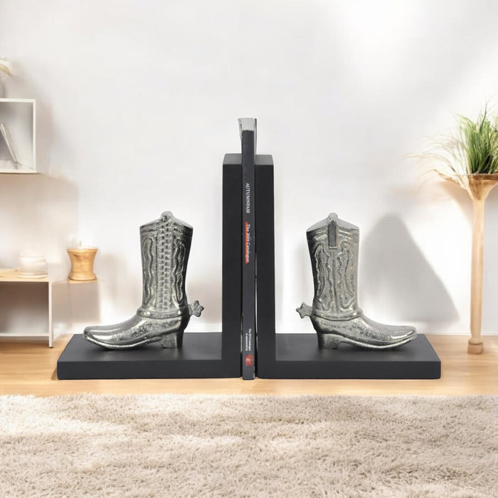18CM ALUMINIUM  BOOT BOOKENDS