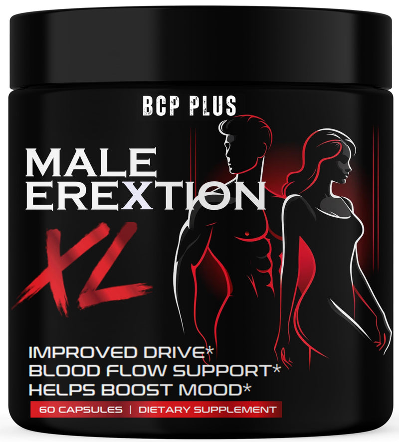 BCP PLUS MalePlus Performance - Volume Booster for Men | Lab-Tested 60 Caps, Fast-Acting Blood Flow, Vigor & Drive
