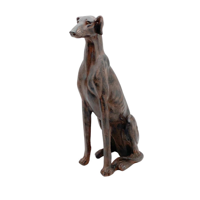 77CM SITTING DOG GARDEN STATUE