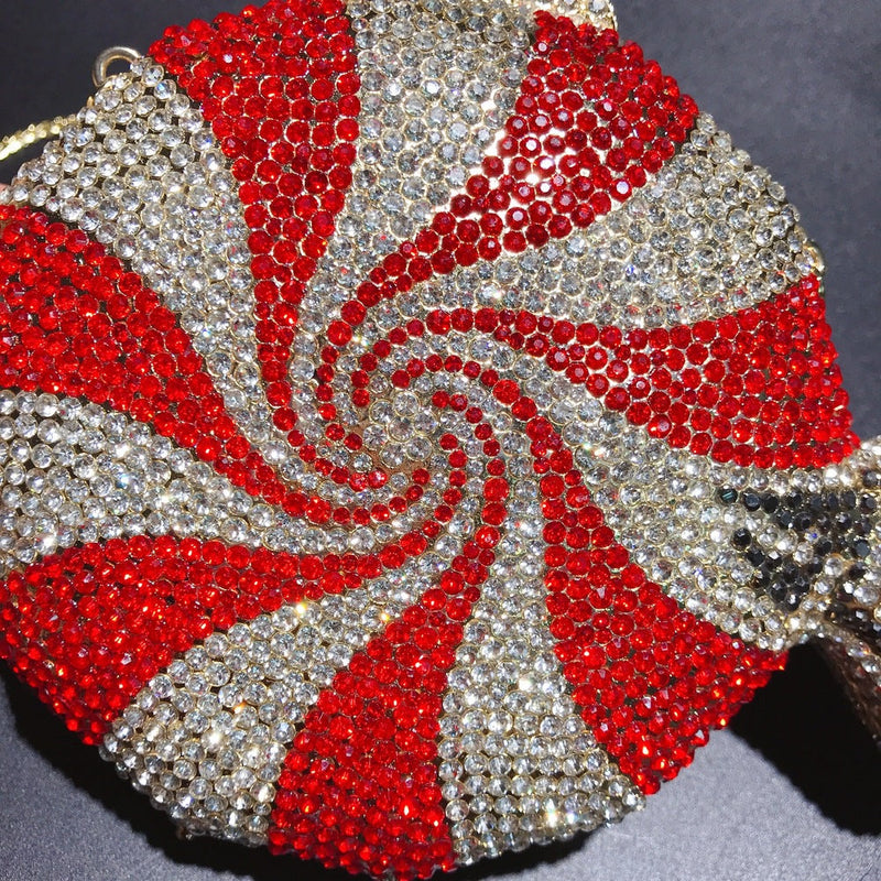 Women's Diamond Candy Shape Crystal Diamond Clutch