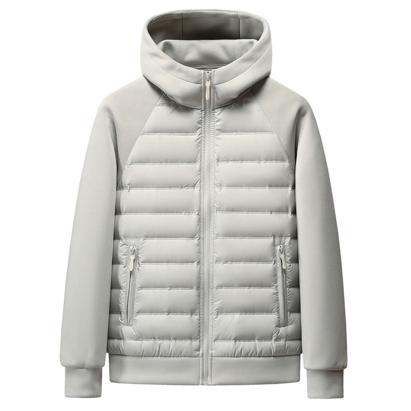 Women's Stitching Fashion Personality Down Jacket