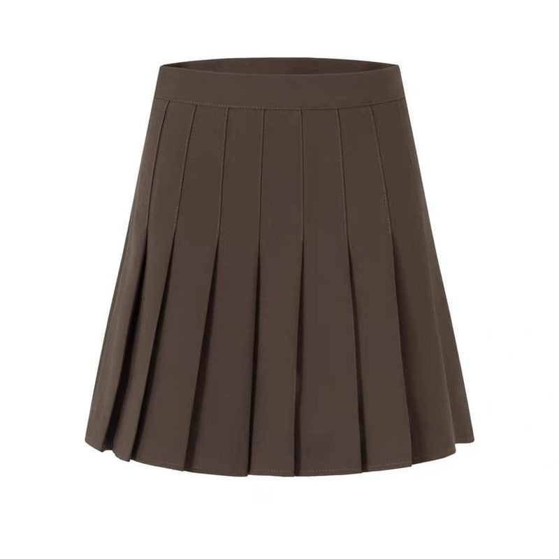 Women's Sweater Jacket And Retro Pleated Skirt Two-Piece Set