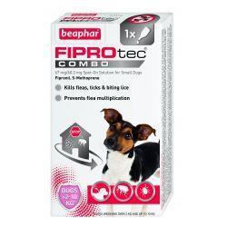 Beaphar FIPROtec COMBO Spot On for Small Dogs 6 Month - Case of 4