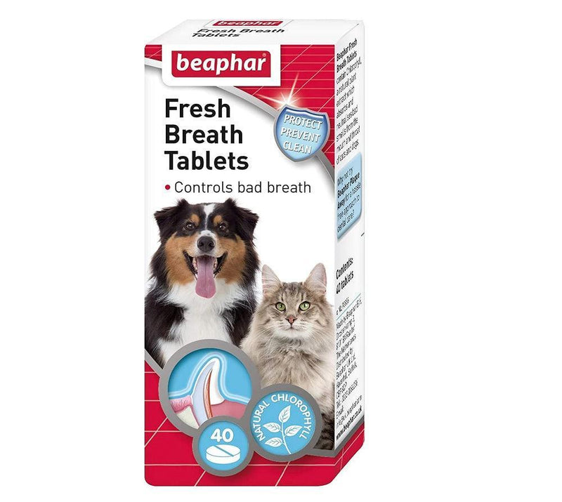 Beaphar Fresh Breath 40 Tablets - Case of 6