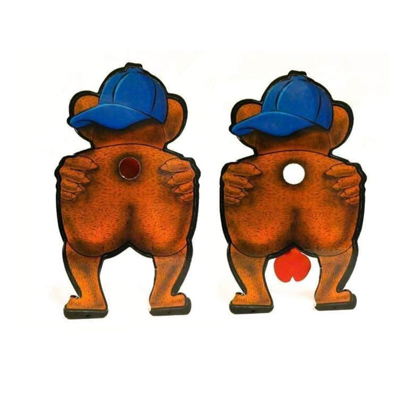 Bear Bottom Nut Cracker Auto Reset Shooting Target Game