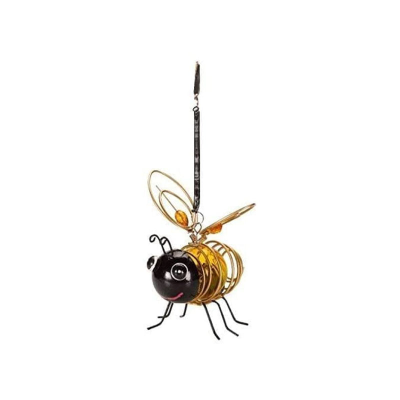 Hanging Solar Bee Garden Light Firefly Effect 4 LED 16 x 12cm