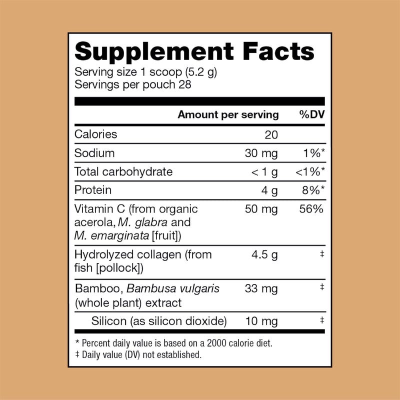 Bend Beauty Marine Collagen + Co-Factors – Unflavored Collagen Powder for Skin, Hair & Nails