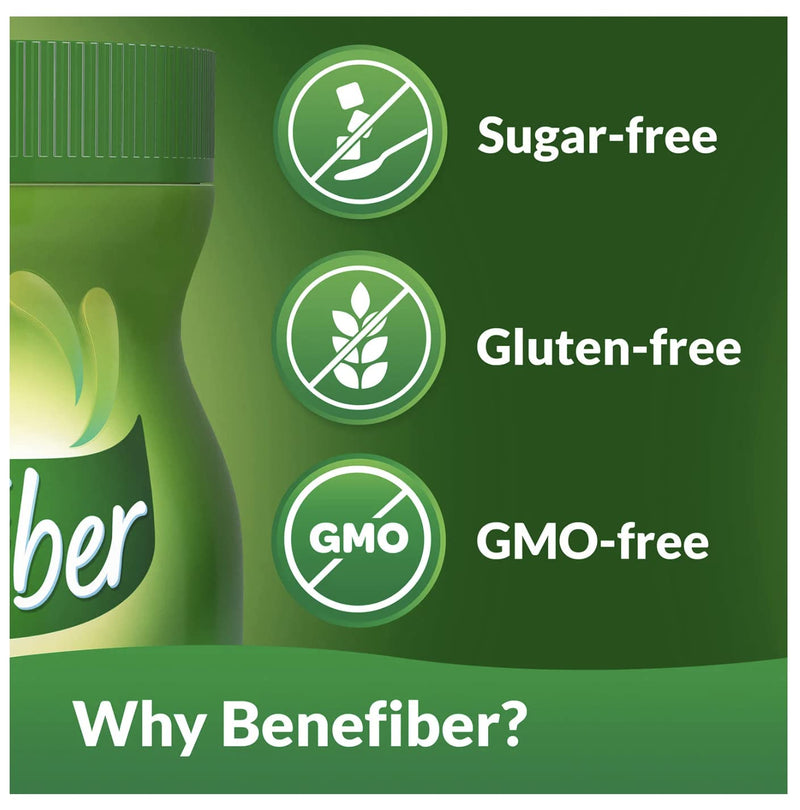 Benefiber Fiber Supplement - 760g, 190 Servings | 100% Natural