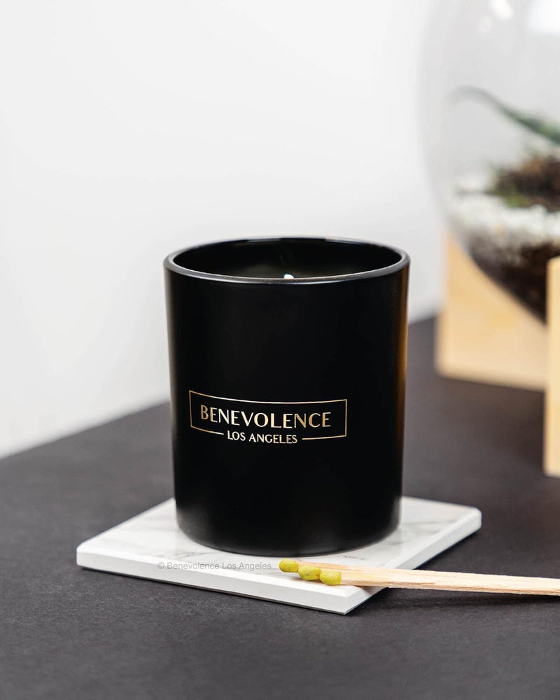 Benevolence LA Oud Wood Christmas Scented Candle – 8oz Soy | Holiday Gift