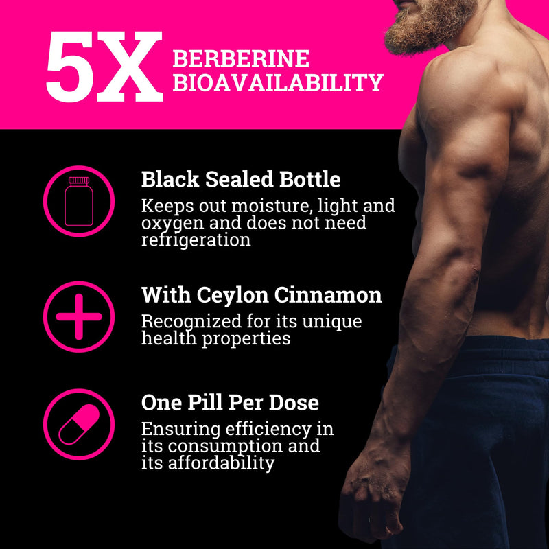 Black Forest 5X Berberine DHB with Ceylon Cinnamon – 5X Bioavailable