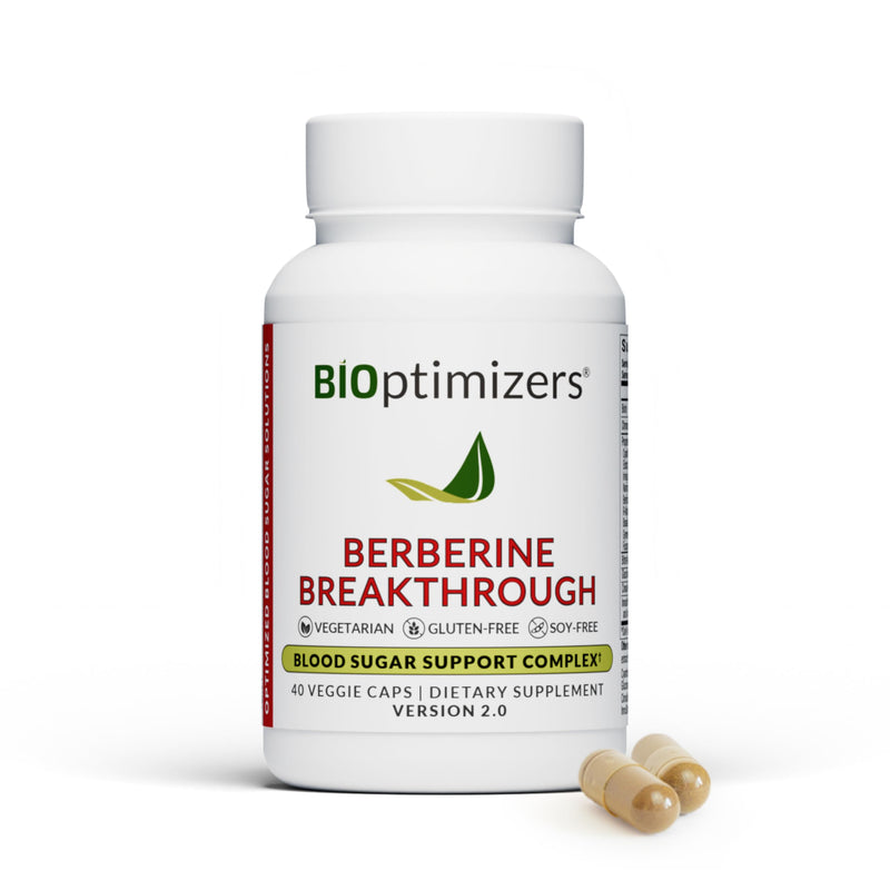 BIOptimizers Berberine Supplement - Weight Loss & Glucose Support (Vegetarian, Gluten & Soy Free)
