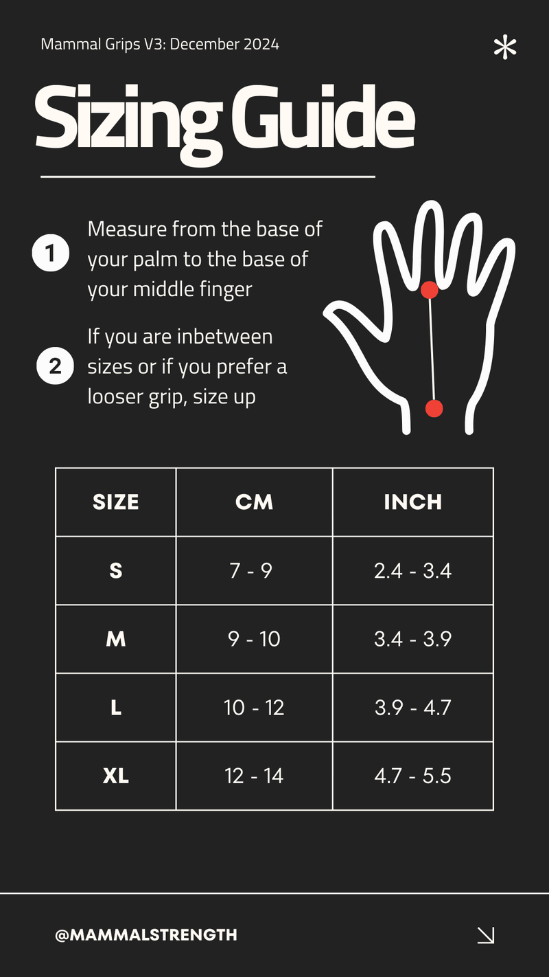 Gymnastic Hand Grips - Mammal Grips V3