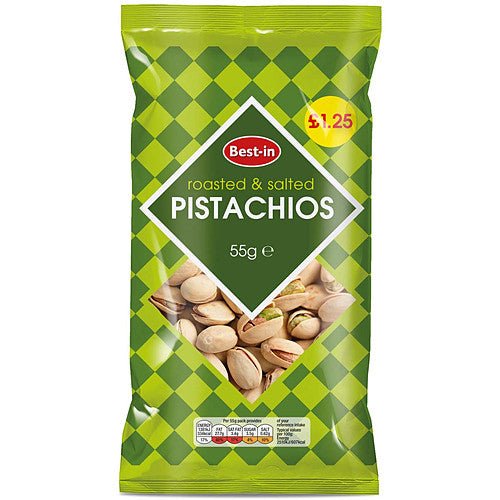 Bestin Roasted Pistachios 55g (Case of 12)