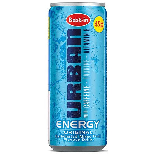 Bestin Urban Energy Drink PMP 250ml (Case of 24)