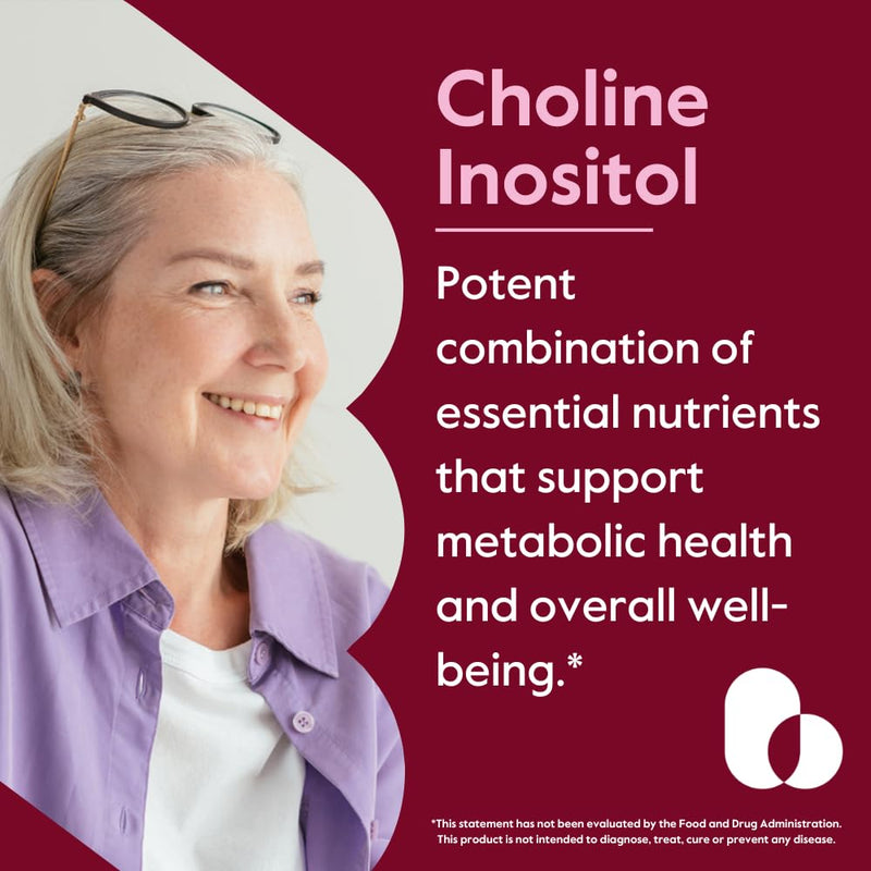 BESTVITE Choline Inositol 500mg – 120 Vegetarian Capsules – Vegan, Gluten Free, Non-GMO (Pack of 2)