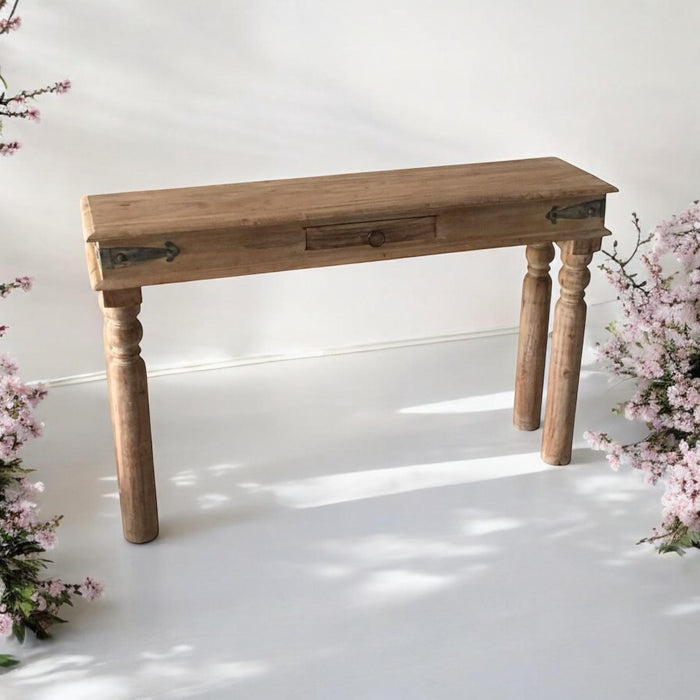 120CM WOODEN CONSOLE TABLE