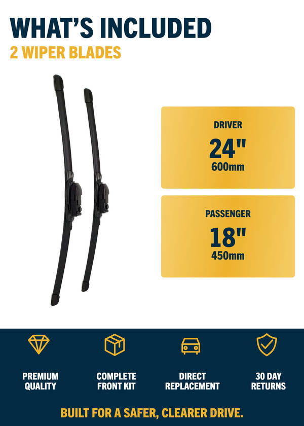 Mazda CX-5 SUV Front Wiper Blades | Mar 2017 onwards