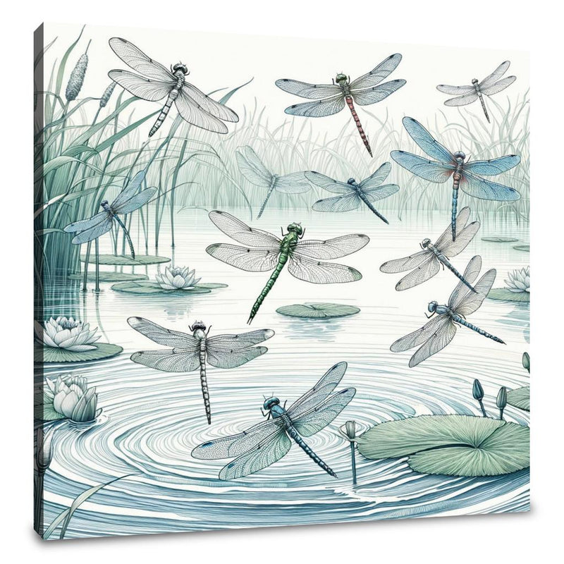 Dragonfly Waltz Canvas