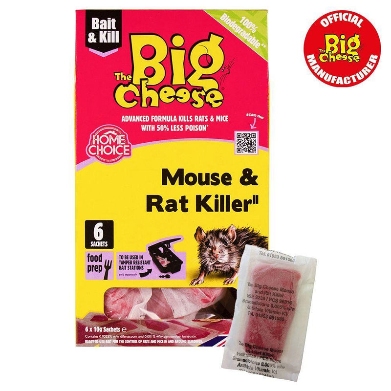 Big Cheese Mouse & Rat Killer2 Pasta x6
