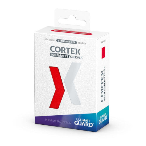 Ultimate Guard - Cortex Sleeves Standard Size - Matte Red 100pk