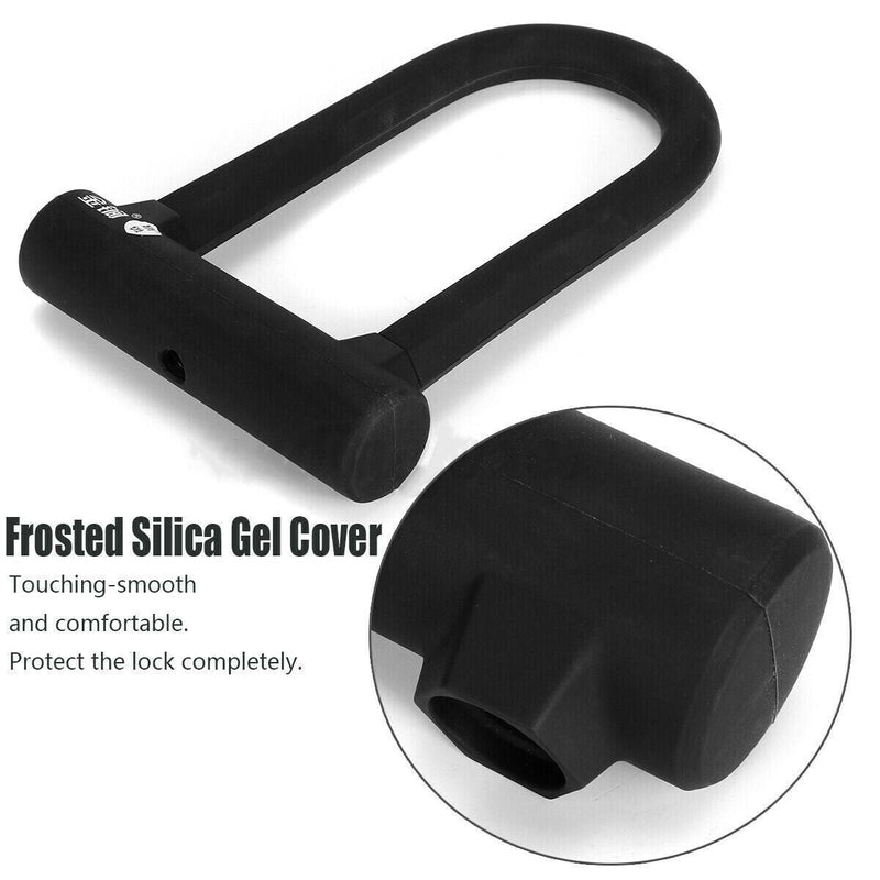 Bike D/U Lock Heavy Duty Bicycle Motorbike Motorcycle Scooter Vehicle Security - InStock